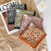Nueva Bufanda Cuadrada Pequeña con Estampado de Espiga Cálida de Terciopelo Estilo Coreano Flor Fresca Bufanda Cálida Bufanda Decorativa en Stock