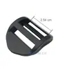 Hebilla negra de 25 mm hebilla de plástico de malla hebilla ajustable correa de sujeción para bolsa de equipaje hebilla de embalaje fábrica venta al por mayor