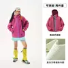 Traje de Montañismo Funcional para Exteriores Tres en Uno con Capucha Cortavientos Impermeable de Capa Dura Chaqueta Shell para Hombre Tres en Uno