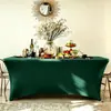 Funda elástica para mesa de 4 pies x 6 pies para exportación, adecuada para mesas de cóctel, mesas de conferencia, banquetes de boda y mesas rectangulares; mantel elástico