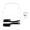 Adecuado para motocicleta Prince Edward retro CG125 parabrisas transparente placa de protección de parabrisas frontal cubierta accesorios