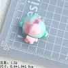 Tarjeta Mediana Disfraz de Lulu Accesorios de Resina de Pez Rosa Pegamento en Crema Accesorios para el Cabello DIY Diadema Vaso de Agua Hebilla de Zapato Imán para Refrigerador Material