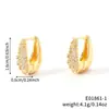 Moxi Outono Cruzamento de Fronteiras Leve Luxo Oval Micro-Incustado Zircônia Personalizado Exquisito Brincos Dia dos Namorados Aniversário Presente Brincos