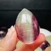 Ovo de cristal natural para enfeite de Páscoa, ovo de cristal polido para massagem, artesanato de ovo de pássaro transfronteiriço