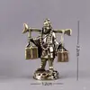 Paisaje en Miniatura Creativo de Latón Viaje al Oeste Cuatro Personas Tang Monk Sun Wukong Zhu Bajie Sha Wukong Adornos de Mascota de Té de Escritorio