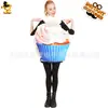 Cosplay feminino adulto macacão delicioso de casquinha de sorvete baile de máscaras fantasia de comida deliciosa para menina grande