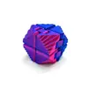 Gadget Transfronterizo Nuevo para Aliviar el Estrés, Cubo para Aliviar el Estrés, Regalo Navideño, Adorno Juguete Impreso en 3D que se Puede Transformar Infinitamente
