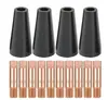 Set Transfronterizo 14Ak/15Ak Accesorios para Pistola de Soldadura Boquilla Protectora Fc90 Varilla de Conexión K3493-1 Juego de Boquillas Conductoras