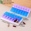 Caja de Medicamentos Sellada a Prueba de Humedad Caja de Pastillas Portátil Empaque de 7 Días Caja de Pastillas Portátil de Gran Capacidad para una Semana Divisor de Pastillas