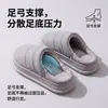 Pantuflas Hombre 2026 Nuevo Estilo Invierno Suela Gruesa Soporte de Arco Cómodas Impermeables Antideslizantes Se Pueden Usar al Aire Libre Pantuflas Calientes Mujer Invierno