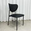 Cadeira de Jantar Estilo Italiano, Cadeira para Sala de Jantar Doméstica, Cadeira e Mesa de Jantar Simples, Encosto Moderno com Estofamento Macio, Estrutura de Metal, Moderna e Simples