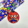 Llavero Giratorio de Merchandising de Película de Héroes Llavero Metálico de Dibujos Animados para Coche Colgante Accesorio para Bolso