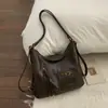 Bolsa Tote Fashion, Simples, Casual, de Grande Capacidade para Mulheres 2025 Inverno Nova Moda para o Dia a Dia Mochila de Ombro Único Multiuso