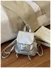Mochila Estilo Universitario Retro para Mujer 2026 Nueva Estilo Coreano Mochila para Viajes Diarios Bolso Cubo Versátil para Llevar en la Mano