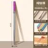 Palillos de cristal de titanio puro de colores para uso doméstico, antideslizantes, resistentes al moho, juegos individuales para cada persona, empaque en caja de regalo, antibacterianos y resistentes a altas temperaturas