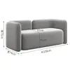 Sofá Estilo Crema Mesa de Selección de Sofás para Estudio Fotográfico Mesa de Pedidos para Tienda de Bodas Combinación de Mesa y Sillas para Área de Descanso de Salón de Belleza y Belleza Médica Mesa de Negociación y Sillas