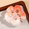Presilha de Garra Colorida Vazada Galvanizada Flor Deslumbrante Plumeria Plástico Grampo de Tubarão Doce de Alta Qualidade Acessório de Cabelo para Mulheres