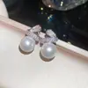 ¡Luz de luna y luz de estrellas! Aretes de Perla con Forma de Corazón de Circonita Super Brillantes, Modernos y Elegantes, Aretes Ultra-Hada con un Toque de Lujo Ligero y Sensación de Alta Gama