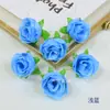 Artificial Pequena rosa flor de casamento caixa de doces decoração botão de flor fotografia adereços decoração Guirlanda cocar acessórios material