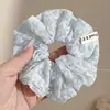 Scrunchie de rede de renda de bolinhas novo estilo coreano com um toque vintage e sofisticado, adequado para rabos de cavalo, um acessório de cabelo para meninas