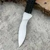 Cuchillo Recto Multifuncional para Exteriores, Cuchillo para Fruta Casero, Cuchillo de Supervivencia para Camping de Alta Dureza, Herramienta Portátil de Supervivencia y Defensa Personal