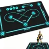 Alfombrilla de Entrenamiento de Hockey Amazon Transfronterizo Deportes Americanos A prueba de Sonido Resistente al Desgaste Alfombrilla para Pies Antideslizante Profesional Personalización