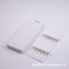 Set de Popotes de Vidrio de Borosilicato Alto Transparente Coloridos 4+1 con Cepillo Especialmente para Fabricantes Transfronterizos de Comercio Electrónico Venta al por Mayor Hecho a Mano