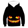 Suéter com capuz masculino novo para Halloween 2022 Europeu e Americano com estampa digital de abóbora série de Natal