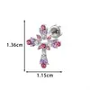 Nuevos Pendientes de Piercing Hensen con Diseño de Encaje Hueco de Amor y Cruz en Zirconia Micro-Pavimentada para Hélice Auricular