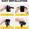 Pad protector de pintura de coche tpu accesorios para cuadro de bicicleta pintura de maletero antiarañazos película de tpu negra