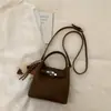2025 Nova Moda Versátil Bolsa de Ombro Bolsa Transversal Bolsa de Mão Design de Nicho High-End Bolsa Balde Cesta de Vegetais
