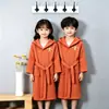 Bata de Baño Acolchada para Niños, Estilo Nuevo, para Primavera y Otoño, Ropa de Dormir de Dibujos Animados, Absorbente y de Secado Rápido, Adecuada para Niños y Niñas, Se Puede Usar como Toalla de Baño o Bata para Nadar