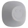 Cara sonriente silicona engrosada pegatina anticolisión pegatina anticolisión parachoques de puerta manija de puerta almohadilla anticolisión autoadhesiva caricatura parachoques de puerta doméstico tope de puerta