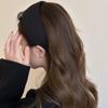 Diadema de Otoño e Invierno de Ante Suave de Ala Ancha para Mujer, Versátil, Sensación de Alta Gama, Diadema de Lana de Copa Alta, Lavado de Cara, Pasador Retro para el Cabello