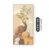 Pintura Decorativa para Entrada de Casa Mural Familiar Jixiang Estilo Moderno de Lujo Ligero Simple Pintura Colgante Pasillo Vertical