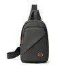 Bolso de pecho cruzado nuevo estilo coreano de nailon para hombre, impermeable, de un solo hombro, cruzado, gran capacidad, multifuncional, adecuado para ir al trabajo y andar en bicicleta