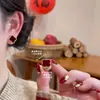Brincos de Contas de Trevo Red Velvet Dupla Face 2026 Novo Estilo Brincos Levemente Luxuosos Pequenos Brincos de Alta Qualidade