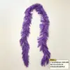 Fitas de pelo artificial 1,5m, fitas decorativas para palco de festa, fitas de penas para feriado de Natal