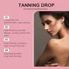 Gotas Revitalizantes e Restauradoras Bushaid (Sabor Melancia) Gotas de Cuidado Corporal Transparentes, Hidratantes, Suaves e Nutritivas