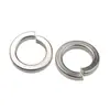 Arandela de Resorte de Acero Inoxidable 316 Arandela de Resorte Estilo Americano Junta Espaciador Anillo de Arandela de Tornillo de Apertura Circular Elástica Antiaflojamiento