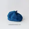 Gorro de Bebé Primavera y Otoño Sombrero Octogonal Delgado para Hombres y Mujeres Verano Mezclilla Boina para Niños Nueva Tendencia 2025