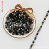 Cuentas planas de cristal 6mm cuentas de vidrio cuentas de rueda 8mm cuentas sueltas diy joyería con cuentas material para pulsera accesorios 100 piezas