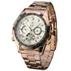 Reloj Mecánico Automático Parcial Tourbillon de Moda Casual con Esfera Grande para Hombre Forsining Fuxini