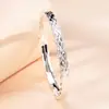 Plata Pura 9999 Plata de Ley Rombo Pequeño Fragante Pulsera Simple Retro Pulsera para Hombres y Mujeres Parejas Lujo Moderno Accesible