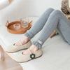 Pantalones Cortos con Adorno de Encaje para Niños 2026 Otoño Nuevos Leotardos para Bebé Color Sólido Tejido de Cable Rayados Leggings para Niños