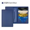 Set Protector de Pasaporte con Ranuras para Múltiples Tarjetas Modelo Nuevo Transfronterizo, Estuche de Pasaporte de Cuero PU Engrosado al por Mayor, Portapasaporte de Cuero en Blanco