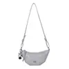 Bolsa de corrente versátil estilo dumpling, nova moda 2026, nicho feminino transfronteiriço, bolsa transversal e de ombro super popular