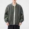 Chaqueta para Hombre 2026 Primavera Cuello de Béisbol Cortavientos Estilo Primavera y Otoño Americana Moderna Casual