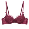 E-commerce Transfronteiriço Argola de Aço Reunião Confortável Sexy Lingerie Feminina Verão Estilo Fino Sutiã Anti-queda Conjunto de Sutiã de Alta Qualidade