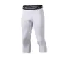 Pantalones Ajustados Deportivos de Punto para Hombre Verano Fitness Baloncesto Compresión Base Cortos Secado Rápido Transpirables Traje de Atletismo